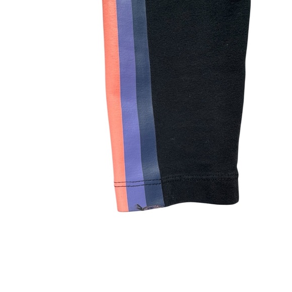 Victoria's Secret PINK High Waist Yoga Full Length Leggings Black Striped Small - Picture 7 of 9